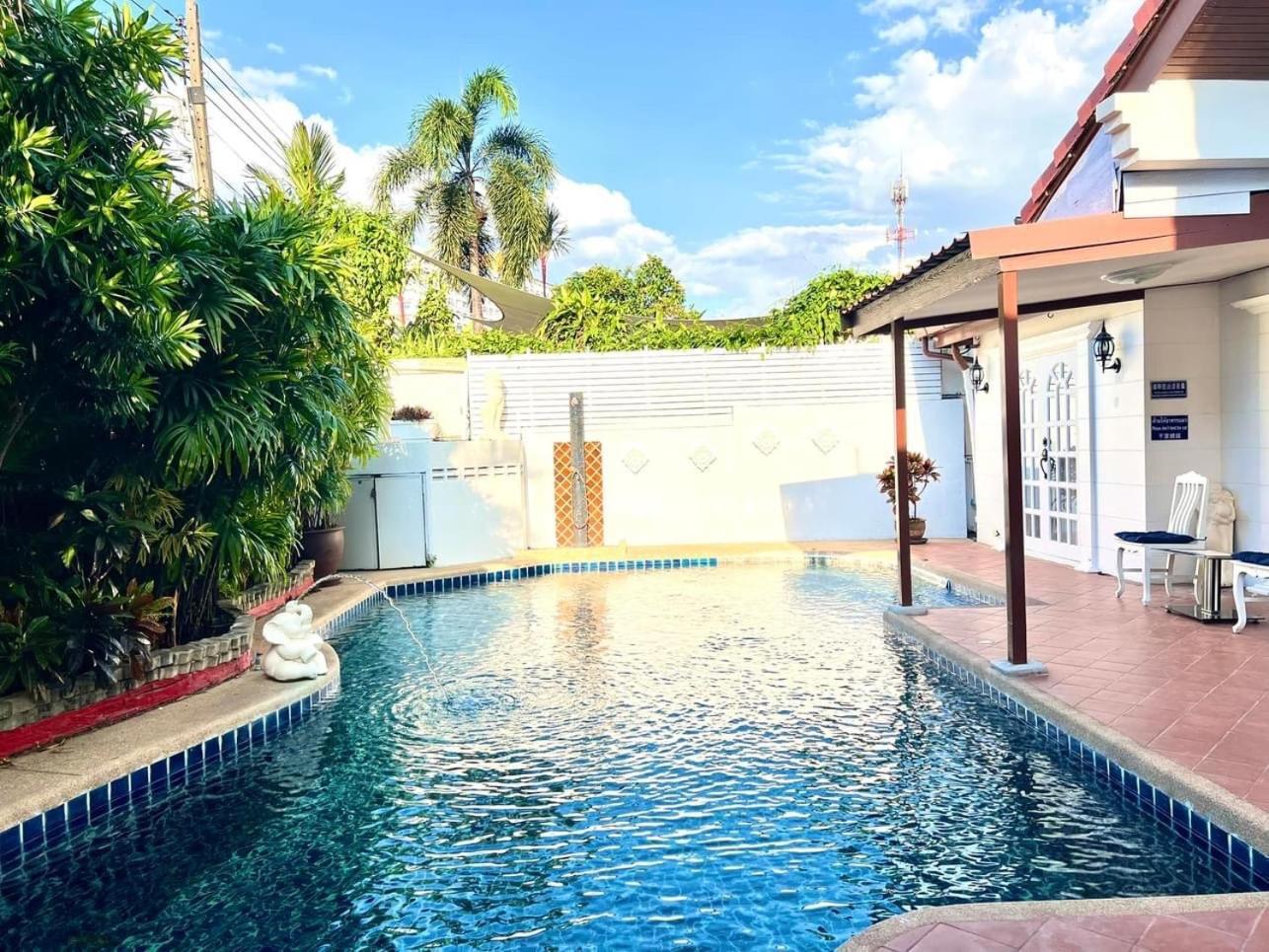 Pattaya Pool Villa39A 300 Mater To Beach Gate Exit المظهر الخارجي الصورة